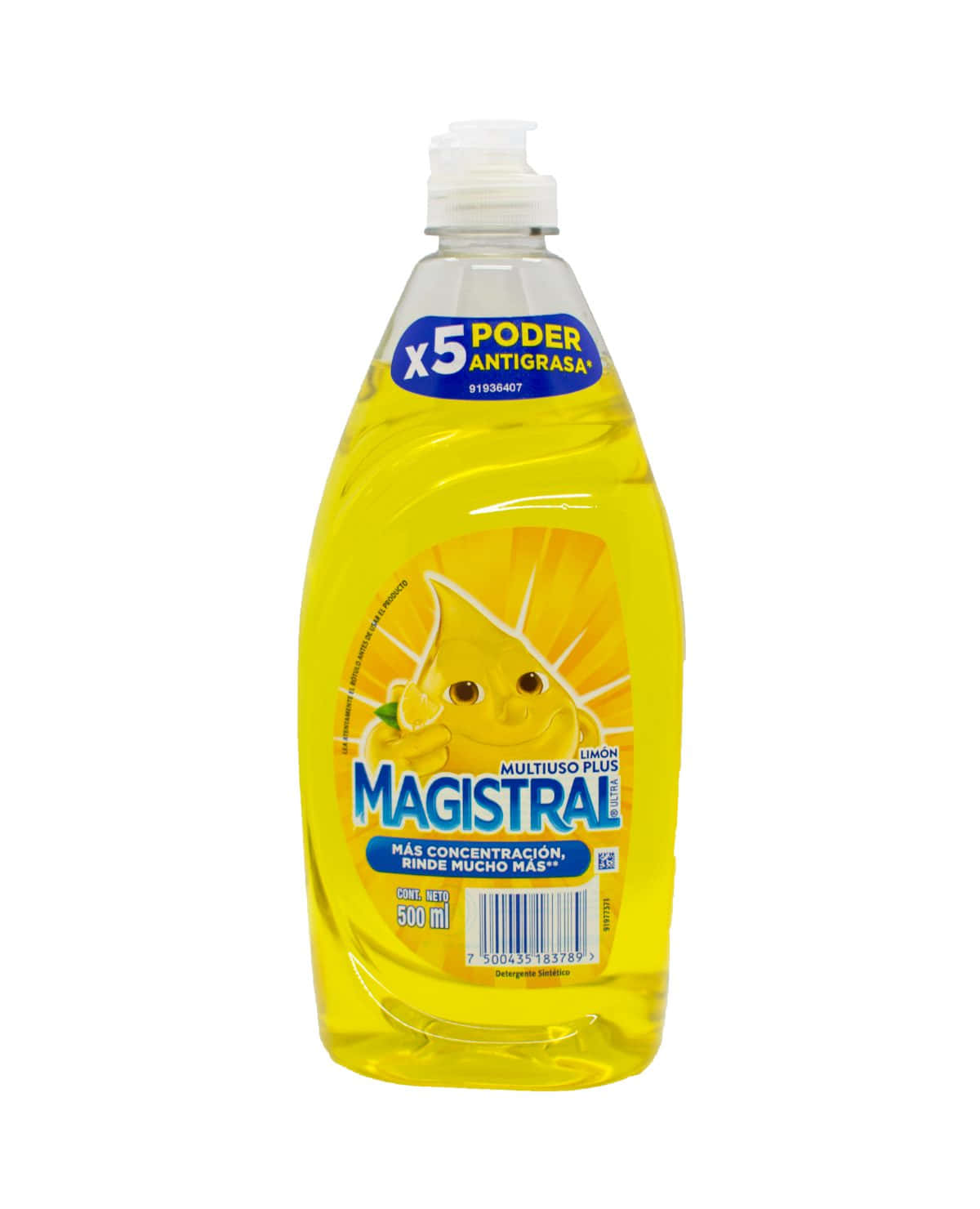 Detergente Magistral Multiuso Plus Limon 500 Ml